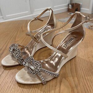 Badgley Mischka Zabrina wedge sandals - Worn Once